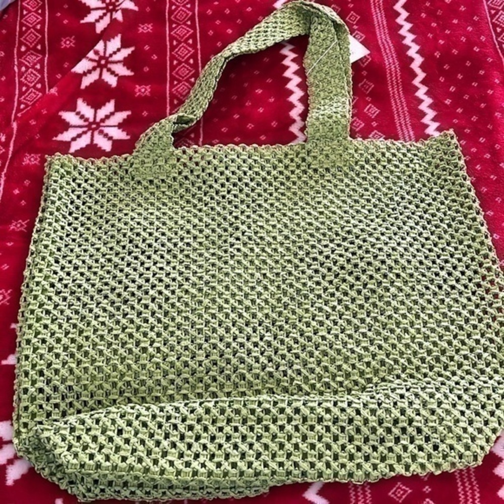 Styline Green Tote Bag NWT